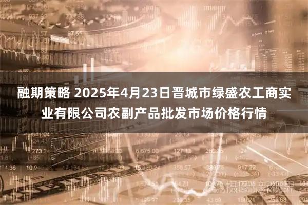 融期策略 2025年4月23日晋城市绿盛农工商实业有限公司农副产品批发市场价格行情