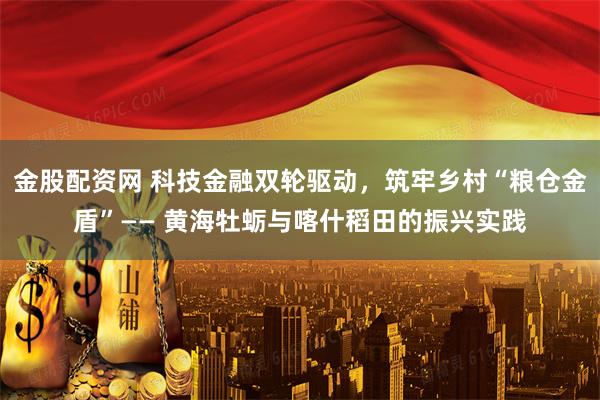 金股配资网 科技金融双轮驱动，筑牢乡村“粮仓金盾”—— 黄海牡蛎与喀什稻田的振兴实践